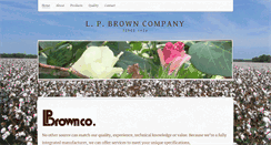 Desktop Screenshot of lpbrown.com